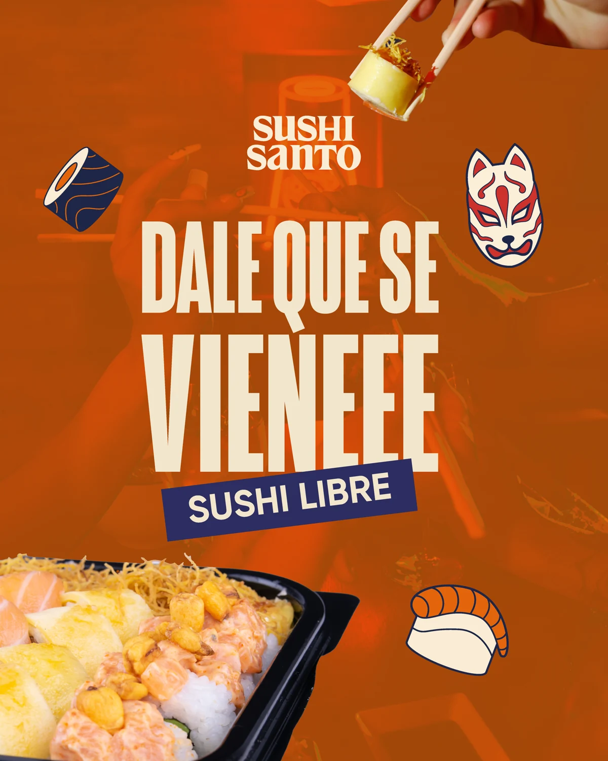 Sushi Santo · Feed · pieza 4